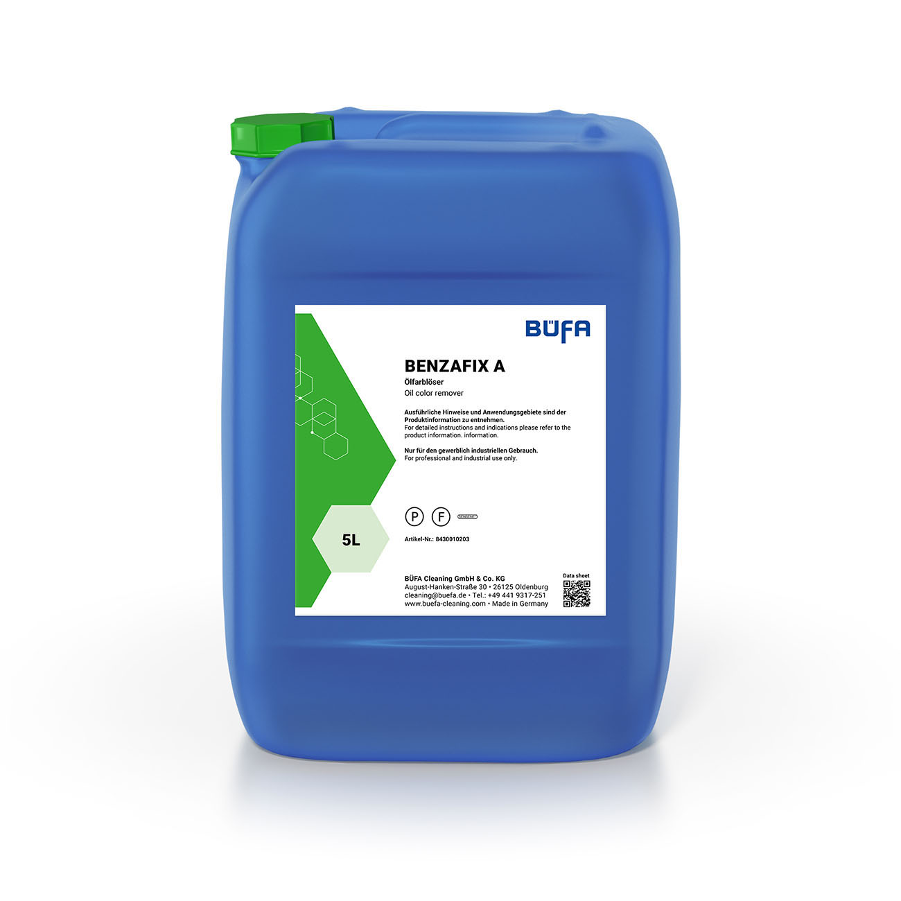 Gebinde_8430010203 Benzafix A: Ölfarblöser 5 L - BÜFA
