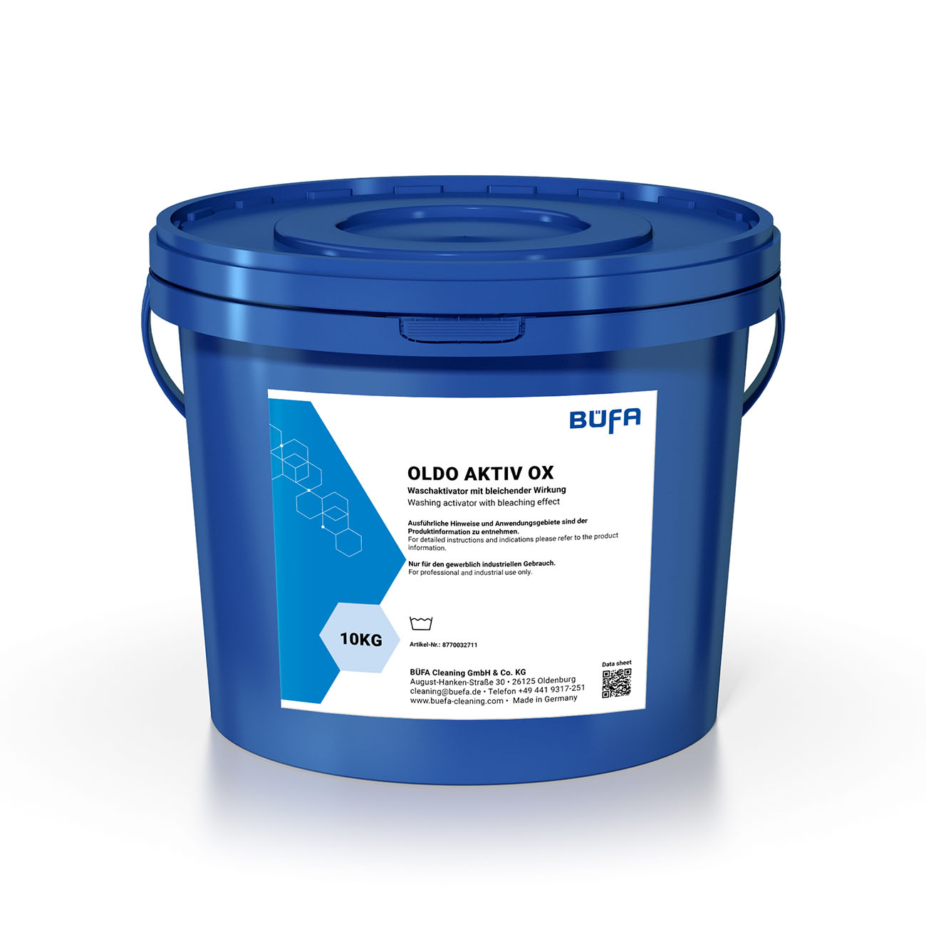 Gebinde_8770032711 Oldo Aktiv OX: Waschaktivator mit bleichender Wirkung 10 KG - BÜFA