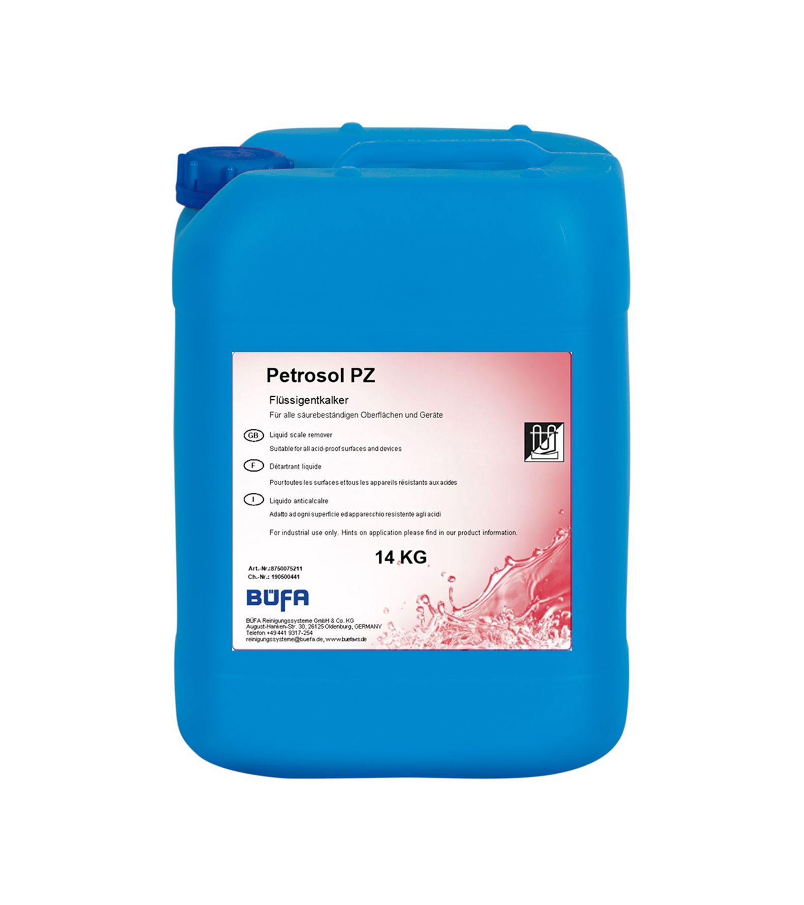 Petrosol PZ: Flüssigentkalker 1.4 KG - BÜFA