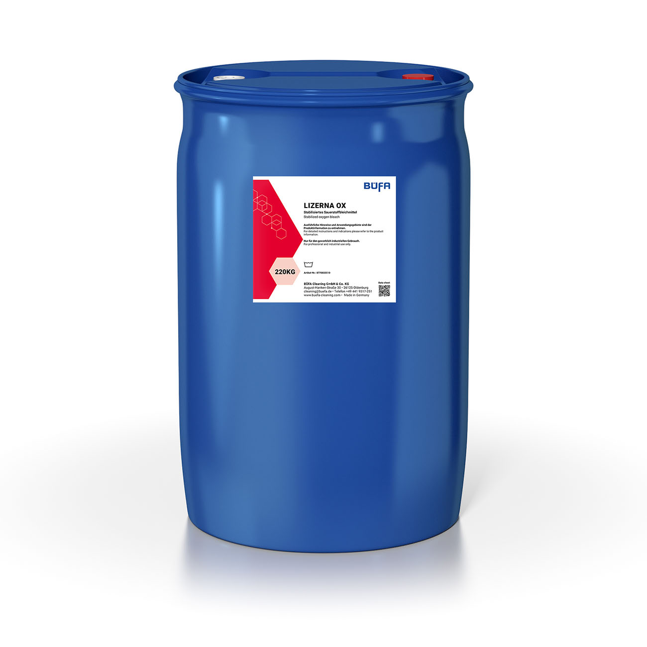 Lizerna OX: Stabilized oxygen bleaching agent 220 KG - BÜFA