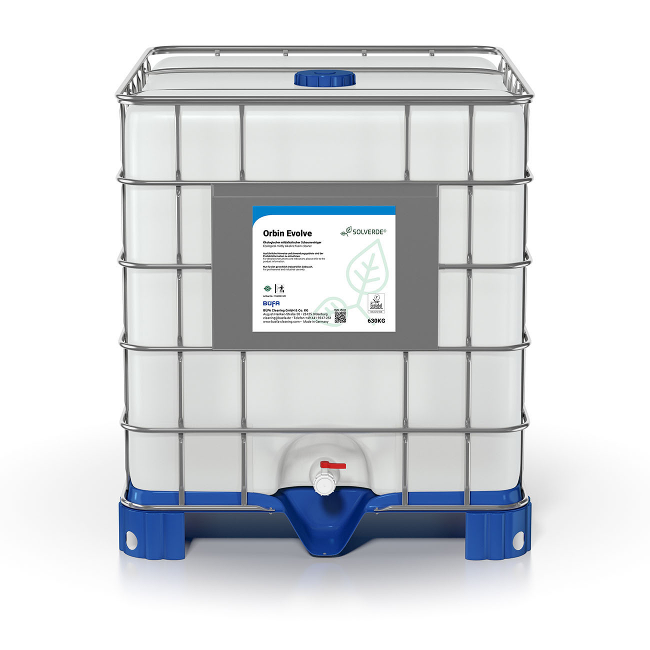 Orbin Evolve: Mildalkalischer Schaumreiniger auf ökologischer Basis 630 KG - BÜFA
