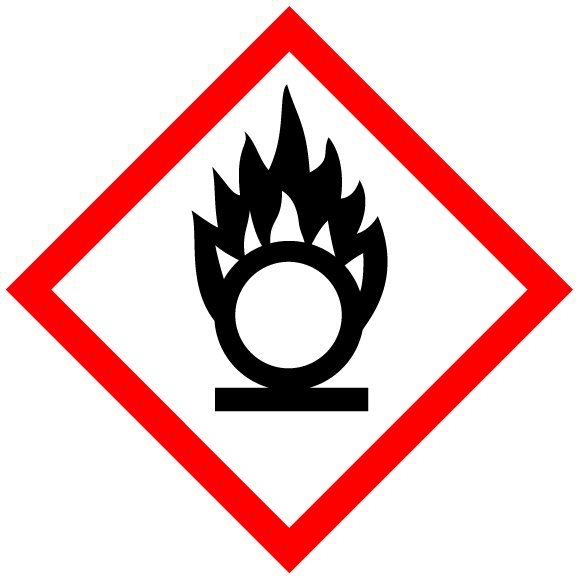 Gefahrensymbol Brandfördernd