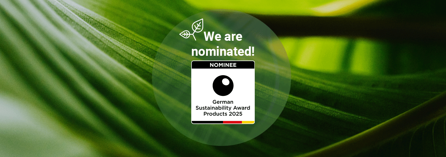 Nominiert für den Deutschen Nachhaltigkeitspreis