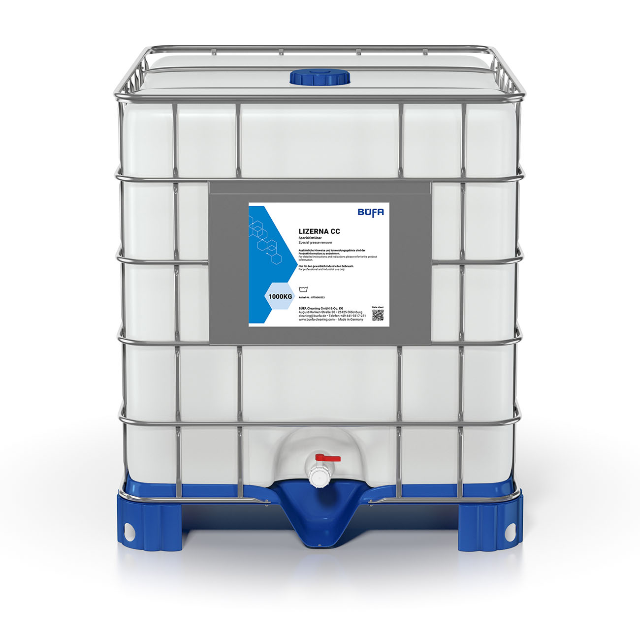 Lizerna CC: Wetting agent concentrate and washing power booster 1000 KG - BÜFA