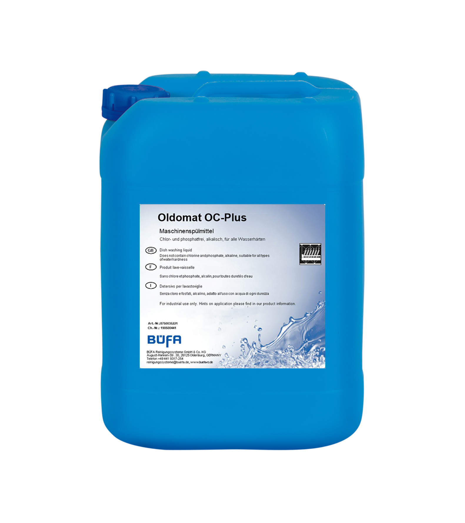 Oldomat OC-Plus: Maschinenspülmittel 12 KG - BÜFA