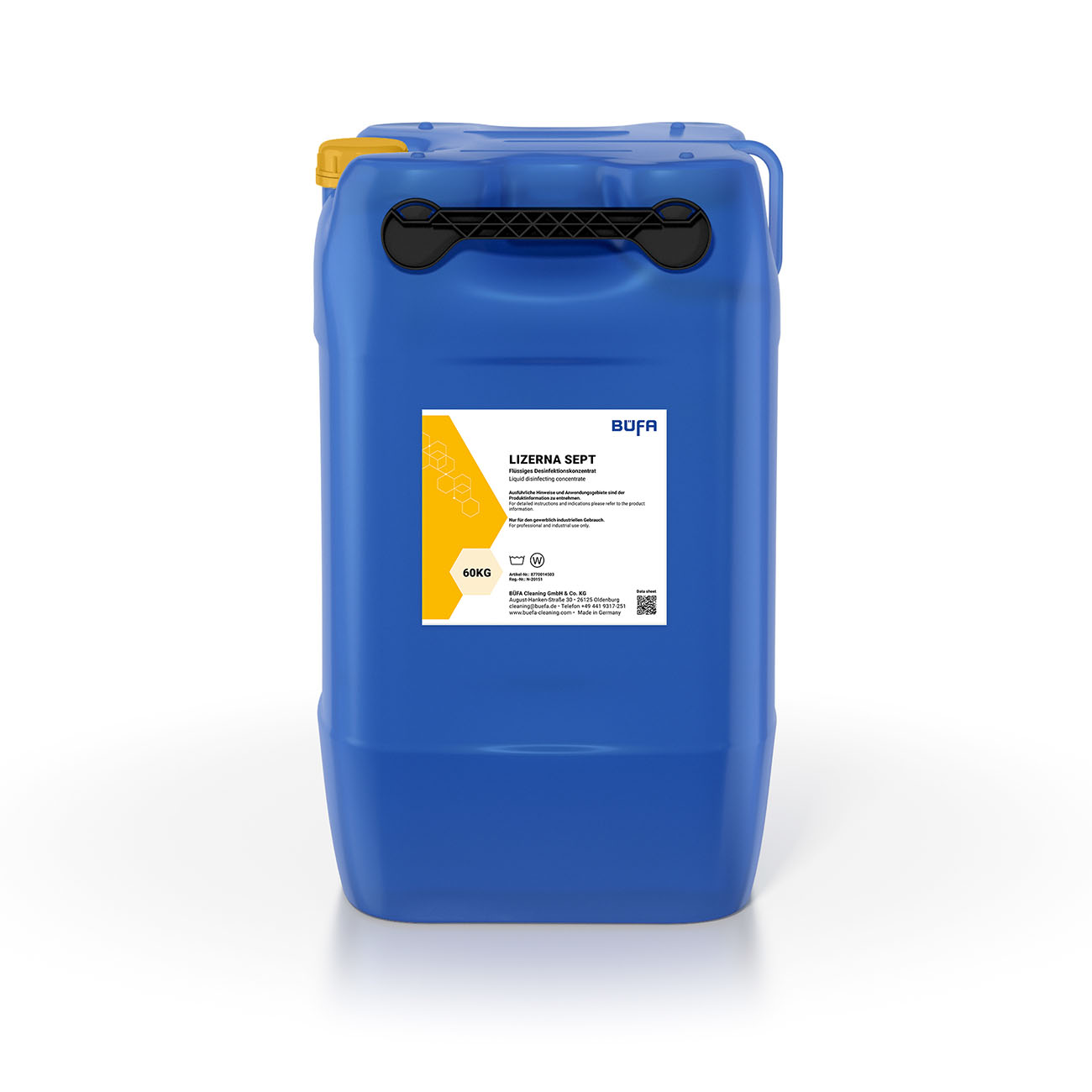Gebinde_8770014503 Lizerna Sept: Liquid bleach and disinfectant concentrate 60 KG - BÜFA