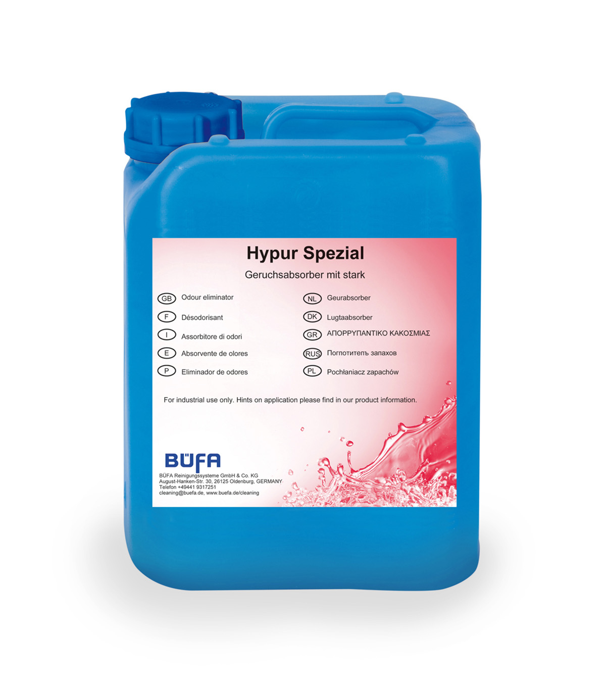 Hypur Spezial: Geruchsabsorber mit stark desodorierender Wirkung 1 L - BÜFA