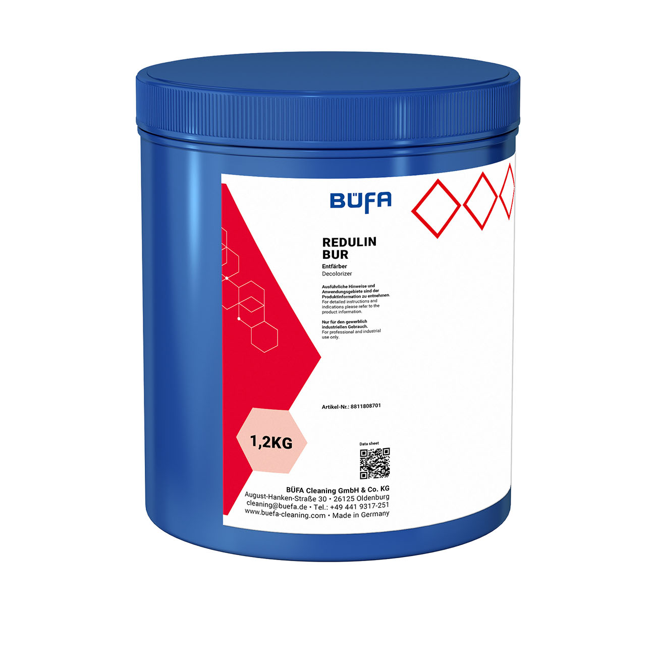 Gebinde_8811808701 Redulin BUR: Entfärber 1.2 KG - BÜFA