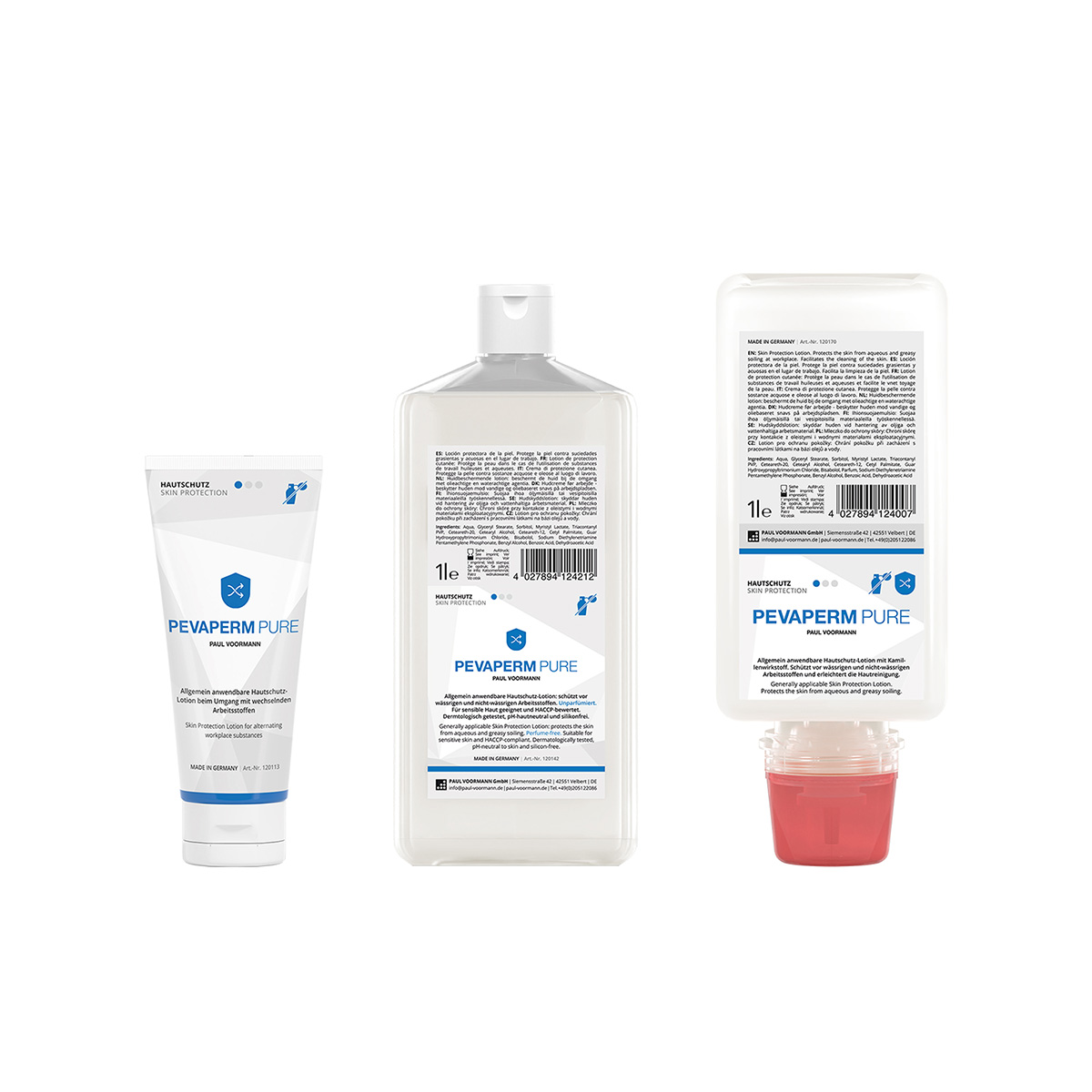 Pevaperm Pure skin protection lotion: 1 carton - BÜFA