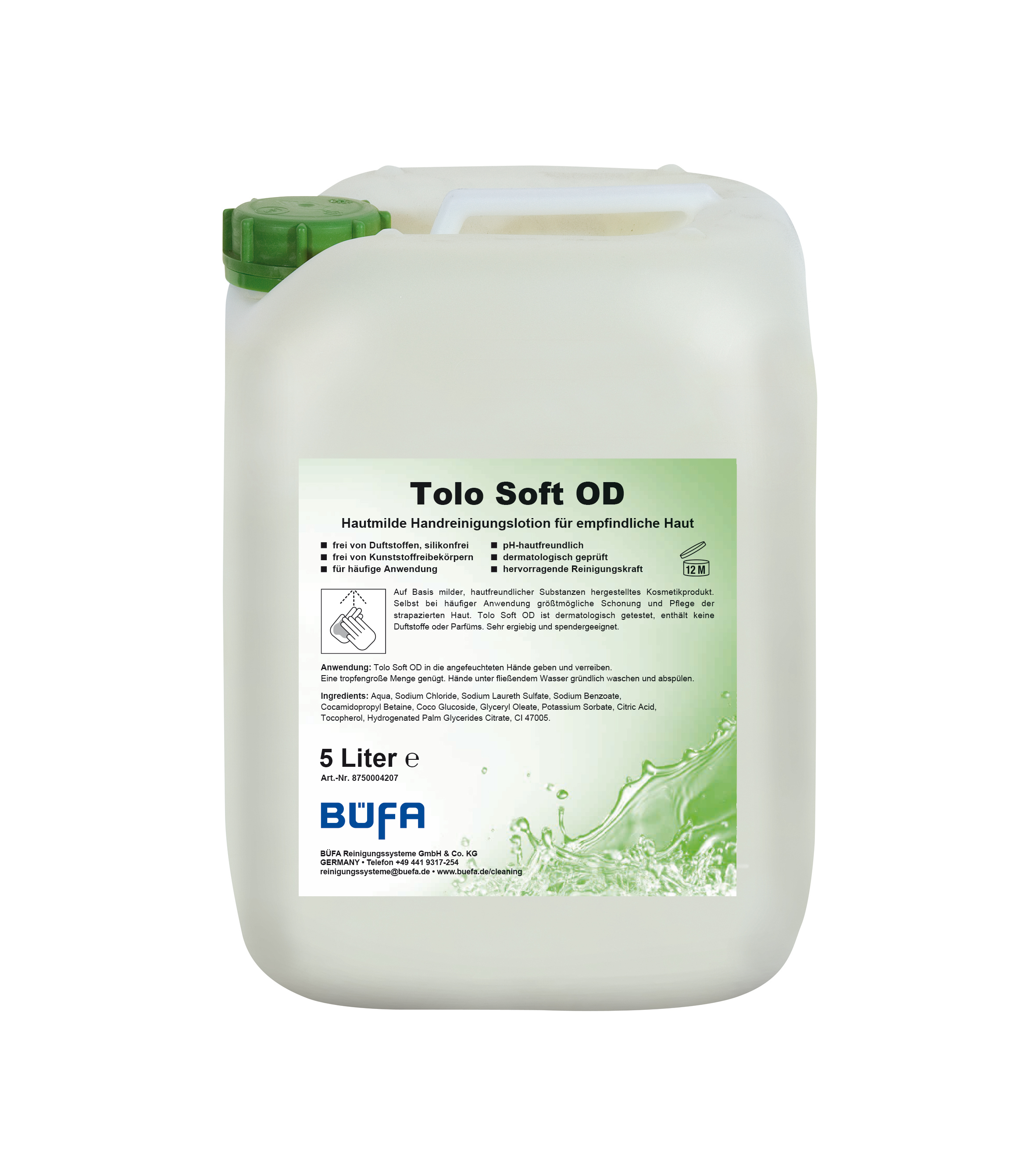 Tolo Soft OD: Handseife 5L Kanister - BÜFA