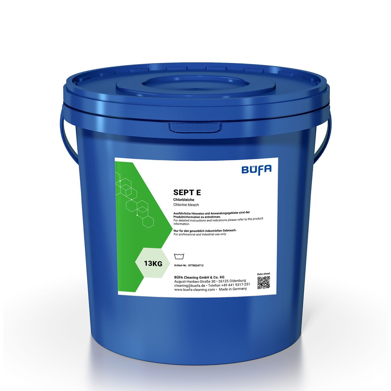 Gebinde_8770024712 Sept E: Chlorbleiche 13 KG - BÜFA