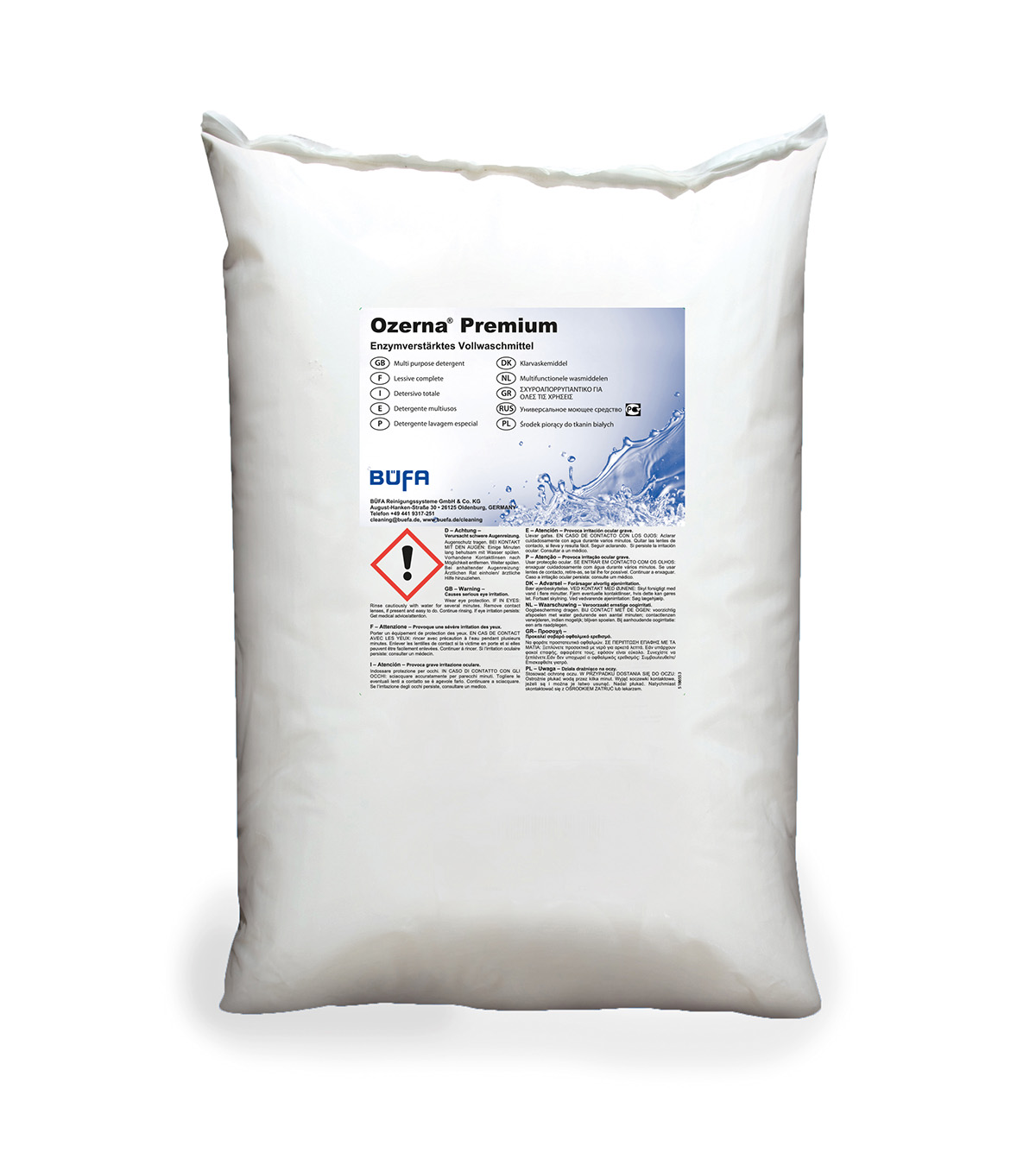 Ozerna Premium: Phosphatfreies Vollwaschmittel 20 KG - BÜFA