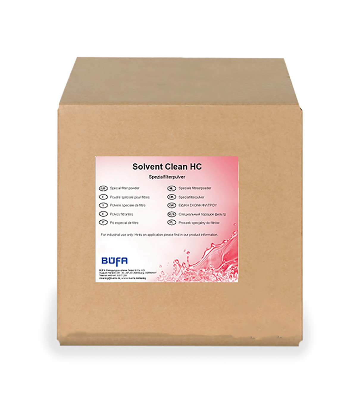 Solvent Clean HC: Spezialfilterpulver 10 KG - BÜFA
